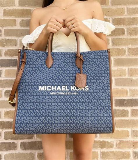 michael kors mirella tote blue|Michael Kors handbags baby blue.